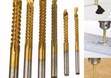 Juego de 6 brocas ranuradoras 3-8mm