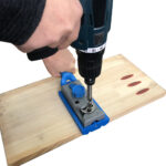 Sistema tipo Kreg para agujeros en la madera/melamina