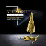 Juego de brocas escalonadas espiral (3 piezas 12, 20 y 32 mm)