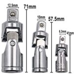 Adaptador universal (3 piezas 1/4" 3/8" 1/2")