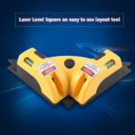 Nivel Láser de Ángulo Recto 90° - Precisión para Azulejos, Pisos de Madera, Ladrillos y más