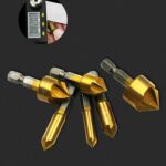 Kit de de 6 unidades, brocas en chaflań para biselado