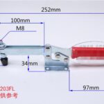 Abrazadera de palanca antideslizante 227 kg 500 Lbs