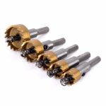Juego de 5 piezas brocas sierra de punta de carburo HSS