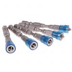 Set de 5 Punteras Magnéticas Punta PH2 para Drywall y Melamina - Modelo A con Tope de Profundidad"