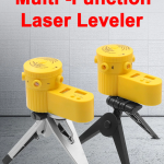 Nivel Láser Multifunción con Trípode - Precisión en Líneas Verticales, Horizontales y Cruzadas