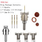 Brocas para Hacer Anillos de Madera - Crea Hermosos Anillos de Diferentes Medidas