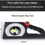 Regla Inclinómetro y Transportador | Herramienta de Medición de Alta Precisión