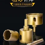 Broca Copa para Porcelanatos, Mármol y Azulejos - Núcleo de Diamante Soldado (6mm - 200mm)