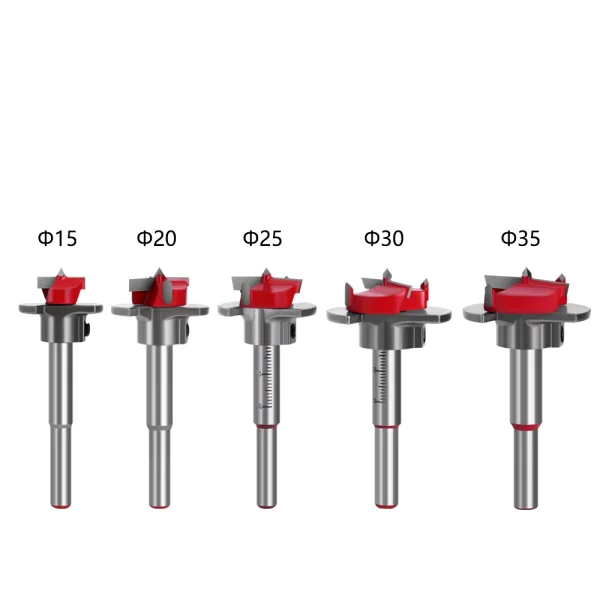 Set de 5 Brocas Forstner para Bisagras Cangrejo – Alta Precisión y Durabilidad - Imagen 2