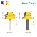 Juego de 2 Fresas para Hacer Espigas y Formar Octógonos – Precisión y Versatilidad