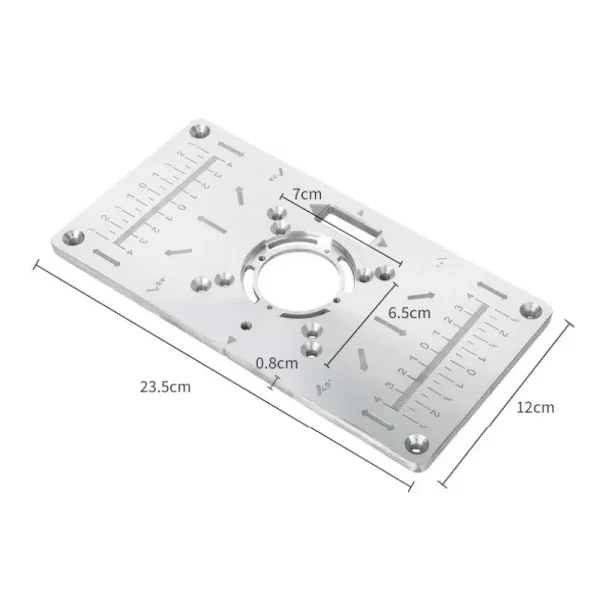 Placa de Inserción para Máquina Recortadora de Madera – Compatible con recortadoras de 6.35mm - Imagen 2