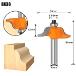 Fresa para Router Moldura Romana Tipo 1 – Precisión y Elegancia en tus Proyectos