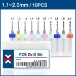 Juego de 10 Brocas de Carburo de Tungsteno para PCB y CNC de Alta Dureza