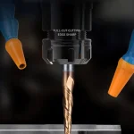 Fresa de Punta de Bola Cónica en Espiral para CNC – 2 Filos de Carburo, Vástago de 4mm, 6mm y 8mm