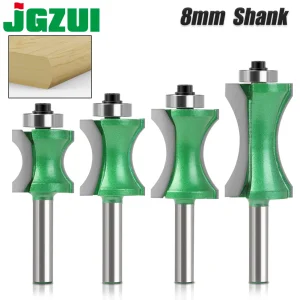 Fresa de Borde Convexo 8mm para Router – Carburo de Tungsteno, Cortes Limpios y Duraderos