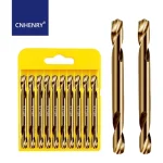 Juego de 10 Brocas Helicoidales de Doble Cabeza HSS para Metal y Madera