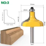 Fresa Pecho de Paloma para Router de Madera – Vástago 8mm