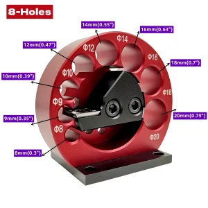 Plantilla para Hacer Varillas Cilíndricas de Madera 8-20mm | Guía de Carpintería en Aluminio