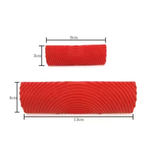 Rodillo Efecto Madera x2 | Herramienta para Pintar Vetas de Madera en Pared y Muebles DIY