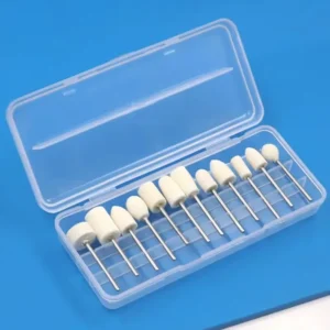 Ruedas de Pulido de Fieltro de Lana 12 Pzs para Dremel 2.35mm | Kit Profesional Pulido y Abrillantado