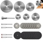 Kit Discos de Corte para Dremel 31 Piezas | Sierra HSS, Discos Diamante y Lijado para Metal